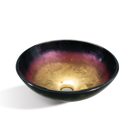 Desorden Foiled Tempered Glass Vessel Kitchen Sink DE2149338